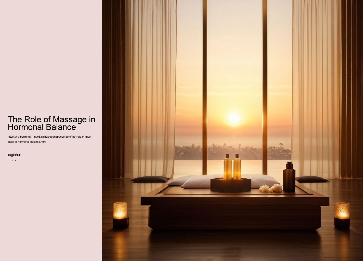 The Role of Massage in Hormonal Balance